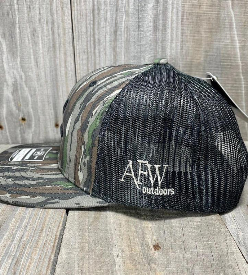 Realtree Original 112 Turkey Tracks Hat - Camouflage Pattern, Adjustable Fit, Drawstring Closure, Logo Brand Design
