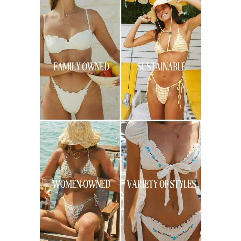 Lucy Side Knots Cheeky Bikini Bottom