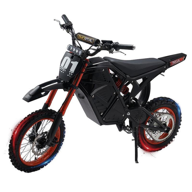 AOEEI Youth & Adult Electric Bike 3000W Peak Power Mid-Mount Motor 48V 23Ah Battery 38MPH Speed 14''/12'' Wheels 40 Miles Range Manufacturer Warranty Bike with Long Range Dirt