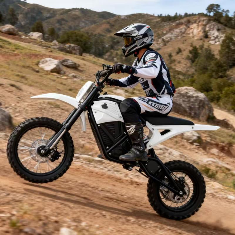 AOEEI Youth & Adult Electric Bike 3000W Peak Power Mid-Mount Motor 48V 23Ah Battery 38MPH Speed 14''/12'' Wheels 40 Miles Range Manufacturer Warranty Bike with Long Range Dirt