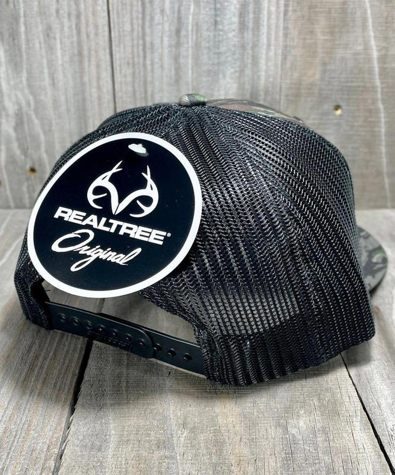 Realtree Original 112 Turkey Tracks Hat - Camouflage Pattern, Adjustable Fit, Drawstring Closure, Logo Brand Design
