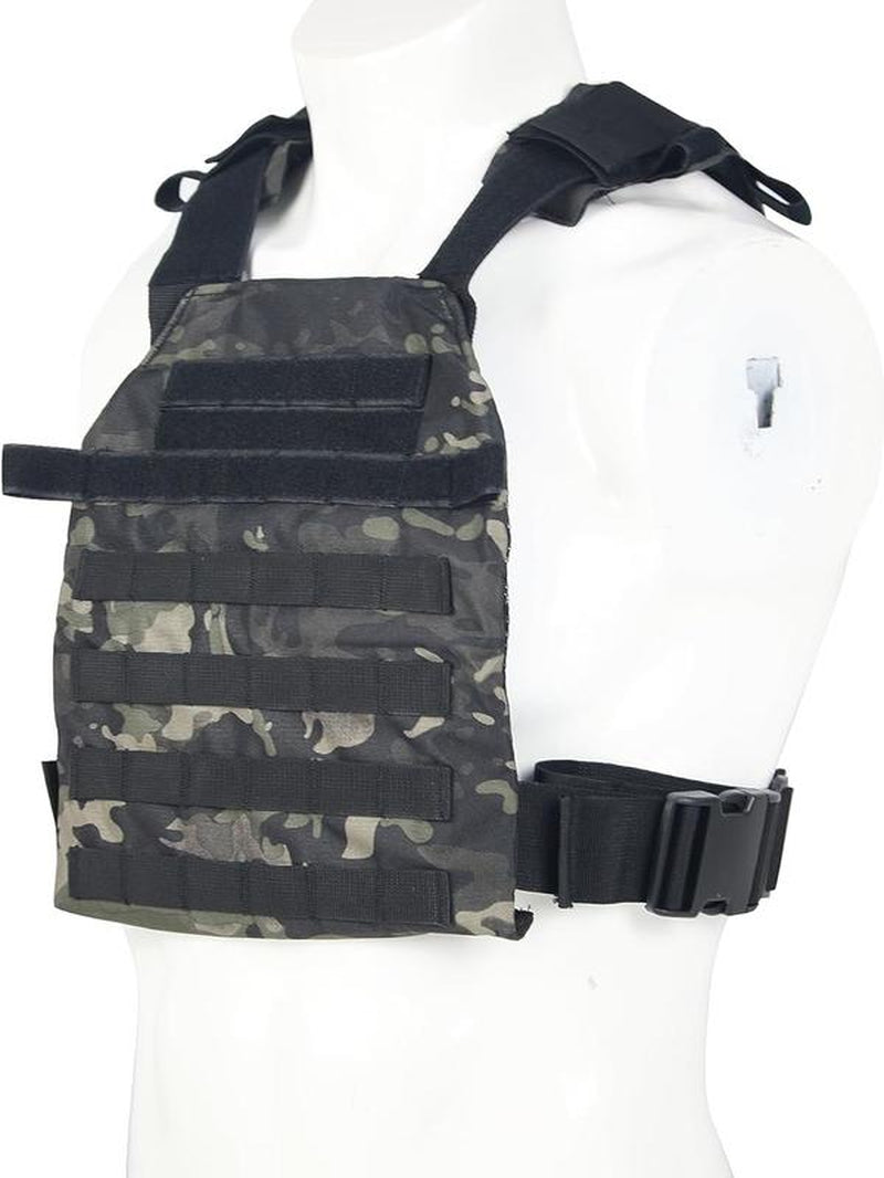 Tactical Adjustable Weighted Vest for Men and Women Wods, Strength Endurance Training Fitness Workouts Running - Quick Release, Molle System