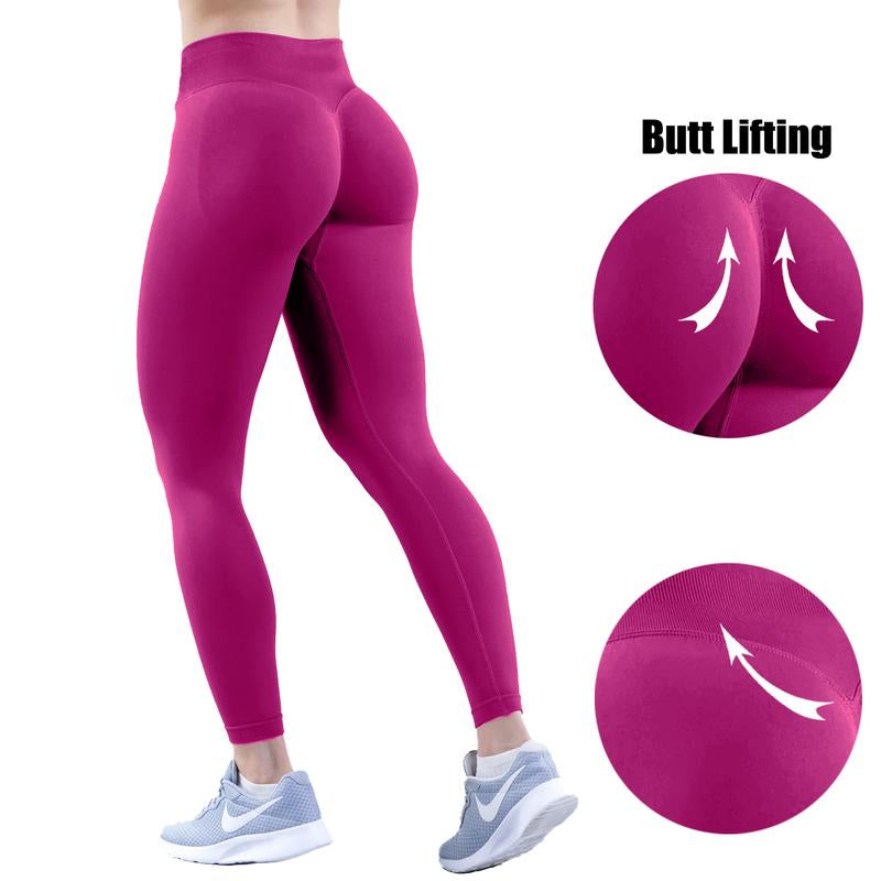 DEEFY Impact Leggings Seamless Workout Gym Women Scrunch Butt Lifting Pants Tummy Control Yoga