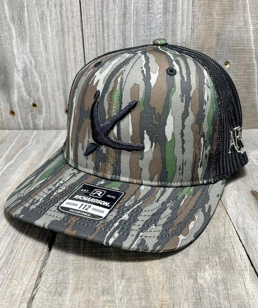 Realtree Original 112 Turkey Tracks Hat - Camouflage Pattern, Adjustable Fit, Drawstring Closure, Logo Brand Design