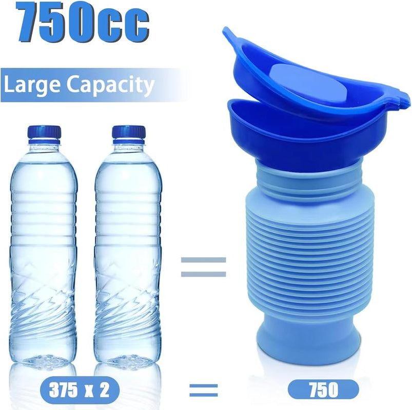 Portable Retractable Pee Bottle, Summer Gifts, Emergency Urinal Bottle, Outdoor Toilet Supplies for Camping & Travel, Solo Camping, Bikepacking Water Filter