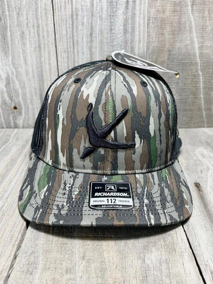 Realtree Original 112 Turkey Tracks Hat - Camouflage Pattern, Adjustable Fit, Drawstring Closure, Logo Brand Design