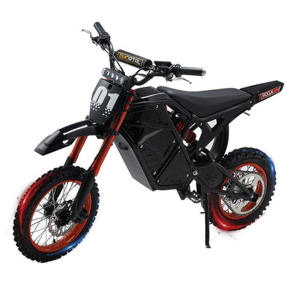 AOEEI Youth & Adult Electric Bike 3000W Peak Power Mid-Mount Motor 48V 23Ah Battery 38MPH Speed 14''/12'' Wheels 40 Miles Range Manufacturer Warranty Bike with Long Range Dirt