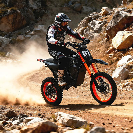 AOEEI Youth & Adult Electric Bike 3000W Peak Power Mid-Mount Motor 48V 23Ah Battery 38MPH Speed 14''/12'' Wheels 40 Miles Range Manufacturer Warranty Bike with Long Range Dirt